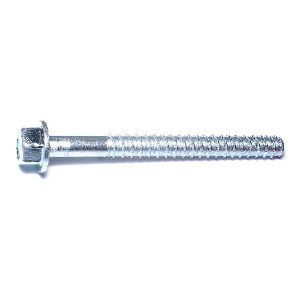 Red Head Tapcon Concrete Screw, 5/8" Dia., Hex, 6 in L, Steel Zinc Plated, 10 PK 09396 - main